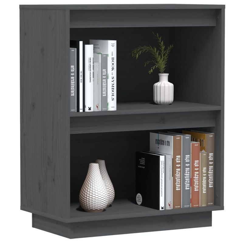 Casa si Gradina - Mobilier - Comode si corpuri - Comode - Dulap consola, gri, 60x34x75 cm, lemn masiv de pin - Infinity.ro