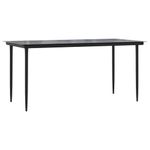 Casa si Gradina - Gradina si terasa - Mobilier exterior - Seturi mobila gradina - Set de mobilier pentru gradina, 7 piese, negru - Infinity.ro