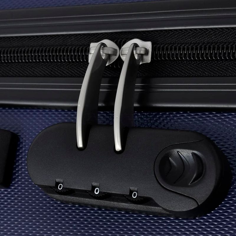 Sport si Outdoor - Articole de voiaj - Genti voiaj - Set valize rigide, albastru, 3 buc., 45,5/55/66 cm - Infinity.ro