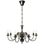 Casa si Gradina - Corpuri si surse de iluminat - Lustre si pendule - Candelabru alb de metal in stil antichizat, 8 x becuri E14 - Infinity.ro