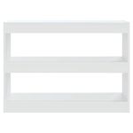 Casa si Gradina - Mobilier - Biblioteci si rafturi - Biblioteci - Biblioteca/Separator camera, alb, 100x30x72 cm - Infinity.ro