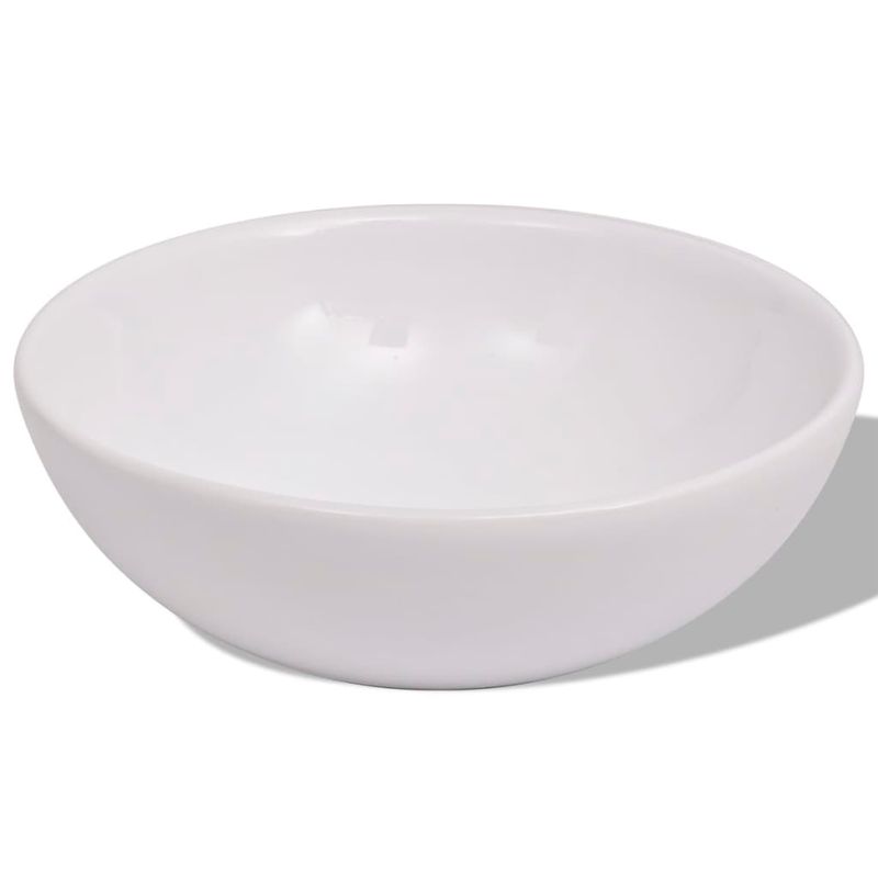 Casa si Gradina - Mobilier - Seturi de mobilier - Seturi baie - Set mobilier baie 4 piese cu chiuveta si robinet incluse, Negru - Infinity.ro