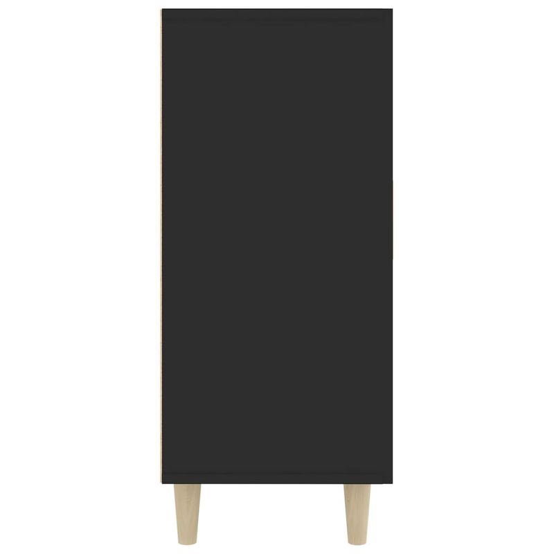 Casa si Gradina - Mobilier - Comode si corpuri - Comode - Servanta, negru, 90x34x80 cm, lemn compozit - Infinity.ro
