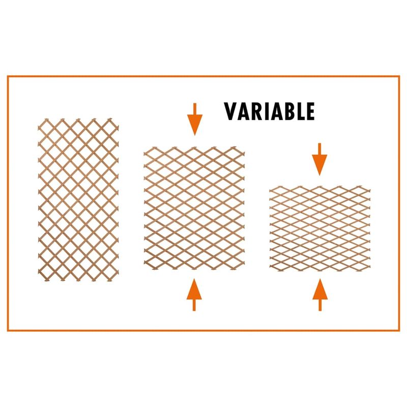 Casa si Gradina - Gradina si terasa - Decoratiuni exterior - Arcade - Nature Spalier de gradina, 100x200 cm Bambus, 6040722 - Infinity.ro