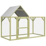 Petshop - Accesorii petshop - Culcusuri si custi - Custi interior si exterior - Cotet de gaini, 200x100x150 cm, lemn masiv de pin tratat - Infinity.ro
