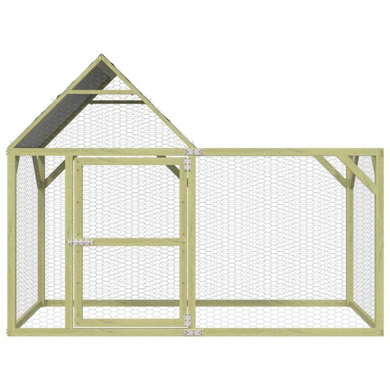 Petshop - Accesorii petshop - Culcusuri si custi - Custi interior si exterior - Cotet de gaini, 200x100x150 cm, lemn masiv de pin tratat - Infinity.ro