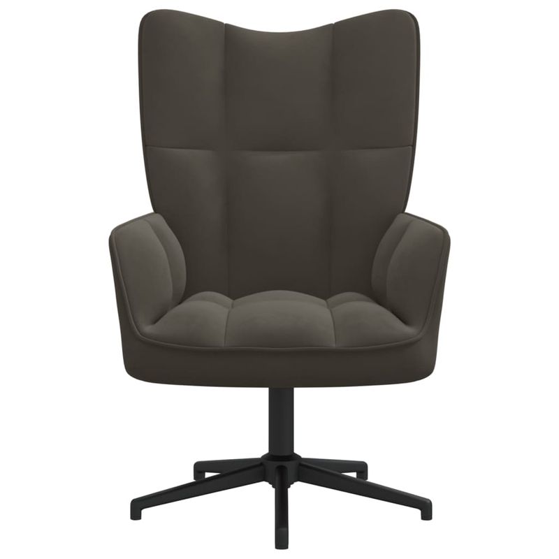 Casa si Gradina - Mobilier - Scaune si fotolii - Fotolii - Fotoliu de relaxare, gri inchis, catifea - Infinity.ro