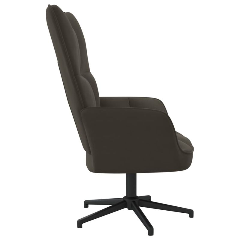 Casa si Gradina - Mobilier - Scaune si fotolii - Fotolii - Fotoliu de relaxare, gri inchis, catifea - Infinity.ro