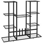 Casa si Gradina - Gradinarit si plante - Plante si ghivece - Ghivece si suporturi - Suport pentru flori, 94,5x25x89 cm, negru, fier - Infinity.ro
