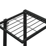 Casa si Gradina - Gradinarit si plante - Plante si ghivece - Ghivece si suporturi - Suport pentru flori, 94,5x25x89 cm, negru, fier - Infinity.ro