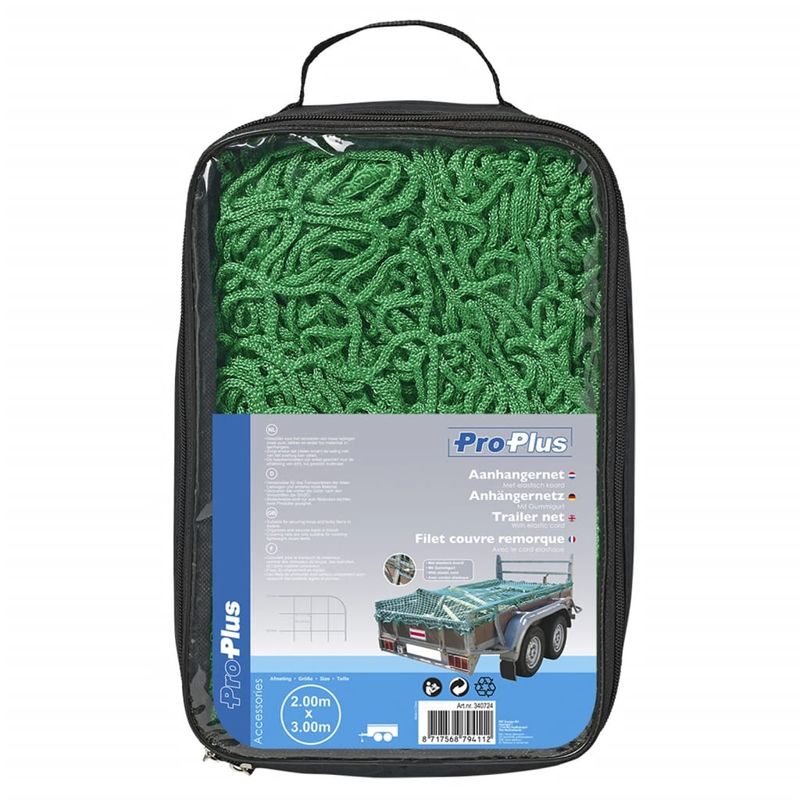 Auto si Moto - Remorci si platforme auto - ProPlus Plasa pentru remorca, cu cordon elastic, 2 x 3 m - Infinity.ro