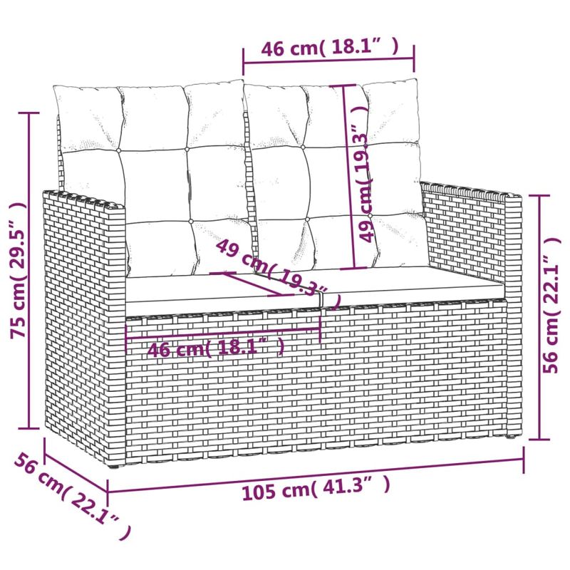 Casa si Gradina - Gradina si terasa - Mobilier exterior - Seturi mobila gradina - Set mobilier de exterior cu perne, 4 piese, negru, poliratan - Infinity.ro