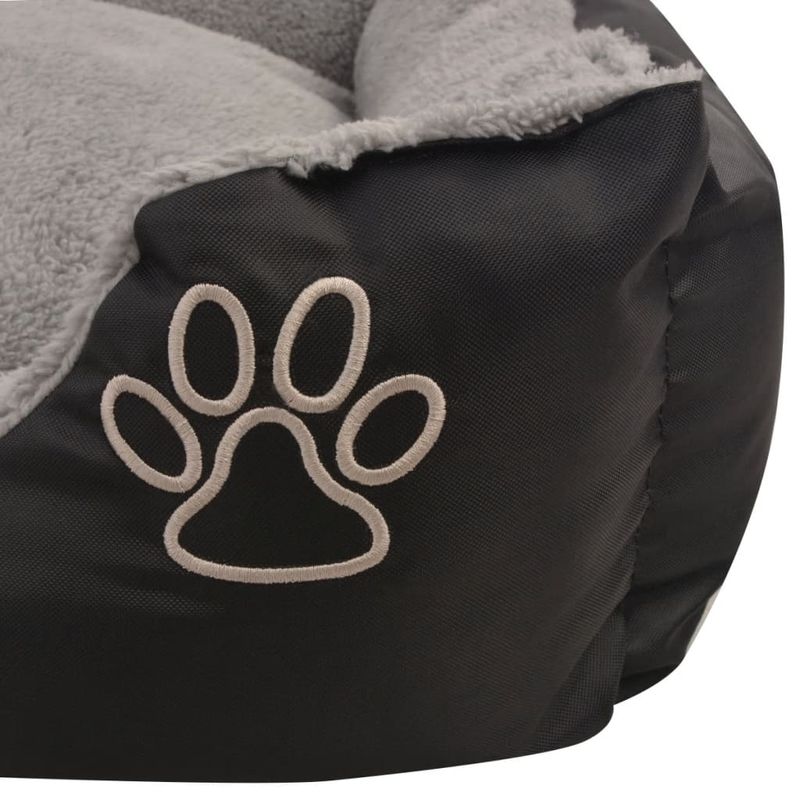 Petshop - Accesorii petshop - Culcusuri si custi - Culcusuri si saltele - Pat pentru caini cu perna captusita, negru, marime M - Infinity.ro