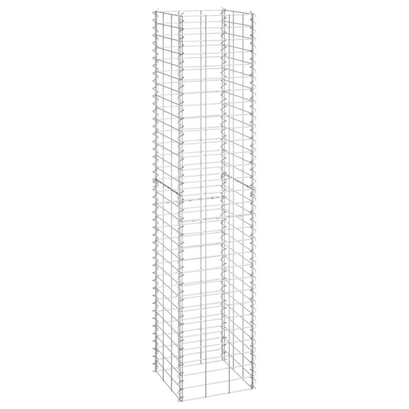 Casa si Gradina - Gradinarit si plante - Plante si ghivece - Ghivece si suporturi - Straturi inaltate gabion, 3 buc., 30x30x150 cm, fier - Infinity.ro