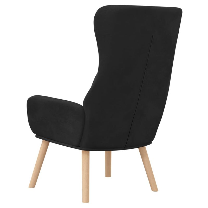 Casa si Gradina - Mobilier - Scaune si fotolii - Scaune - Scaun de relaxare, negru, catifea - Infinity.ro