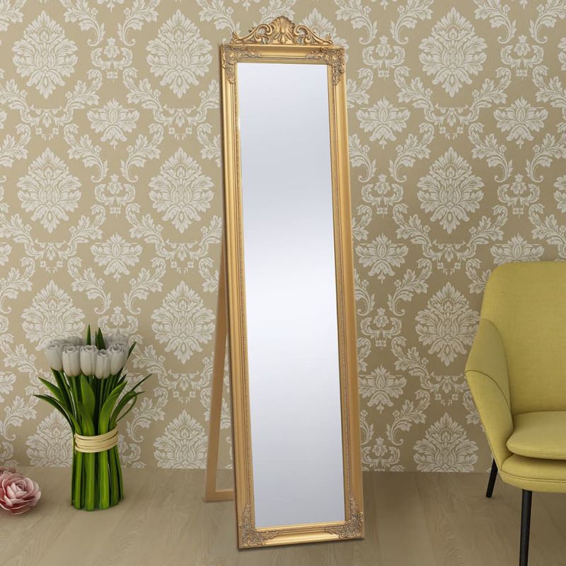Casa si Gradina - Decoratiuni - Oglinzi - Oglinda verticala in stil baroc 160 x 40 cm auriu - Infinity.ro
