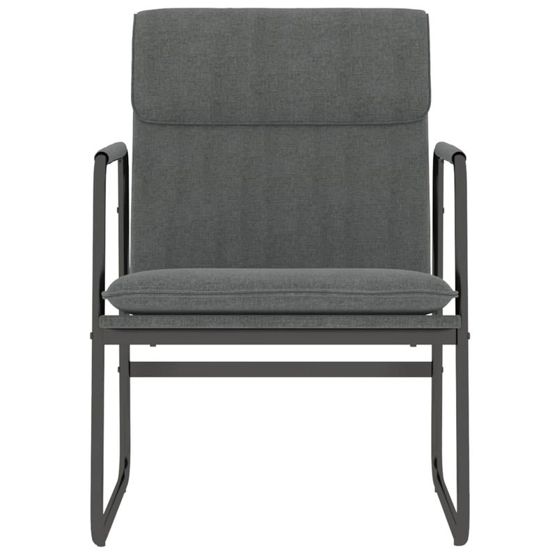 Casa si Gradina - Mobilier - Scaune si fotolii - Scaune - Scaun de relaxare, gri inchis, 55x64x80 cm, material textil, gri închis - Infinity.ro