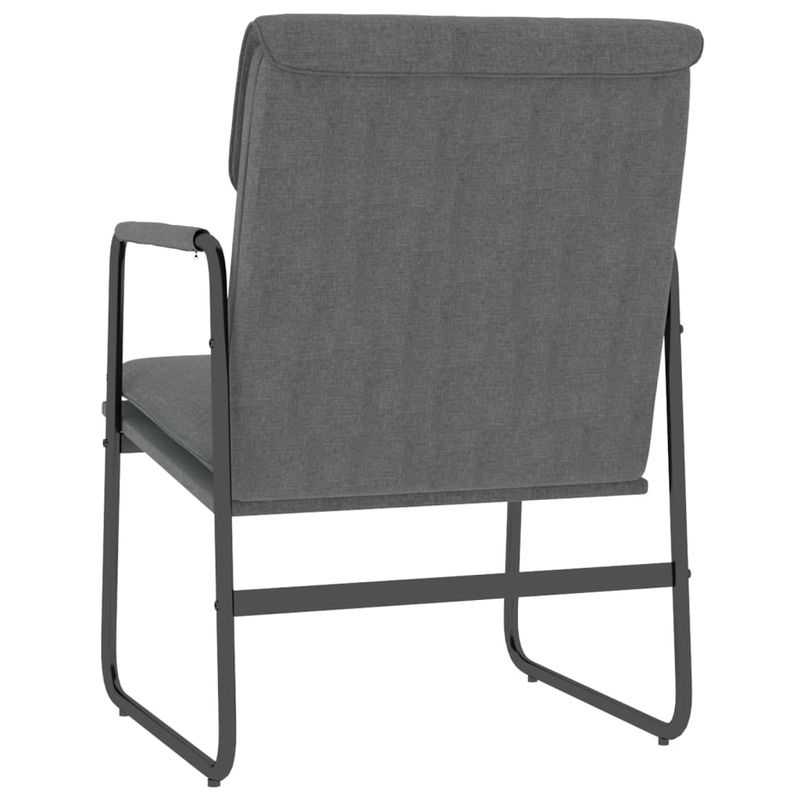 Casa si Gradina - Mobilier - Scaune si fotolii - Scaune - Scaun de relaxare, gri inchis, 55x64x80 cm, material textil, gri închis - Infinity.ro