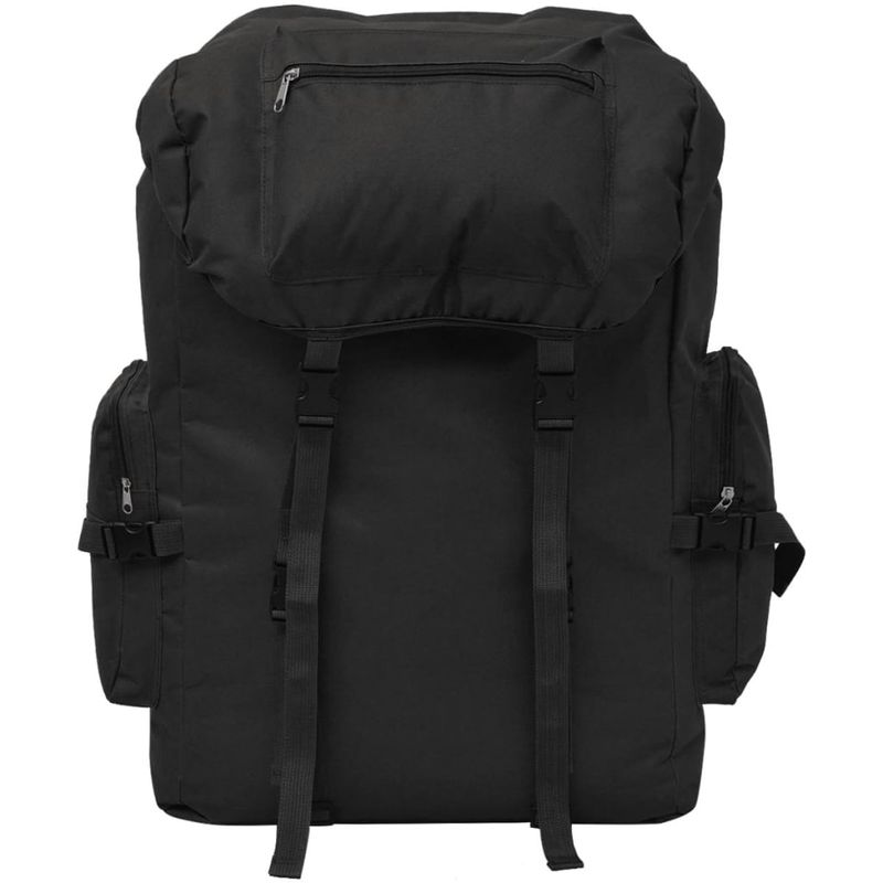 Sport si Outdoor - Articole de voiaj - Rucsacuri - Rucsac in stil militar 65L, Negru - Infinity.ro