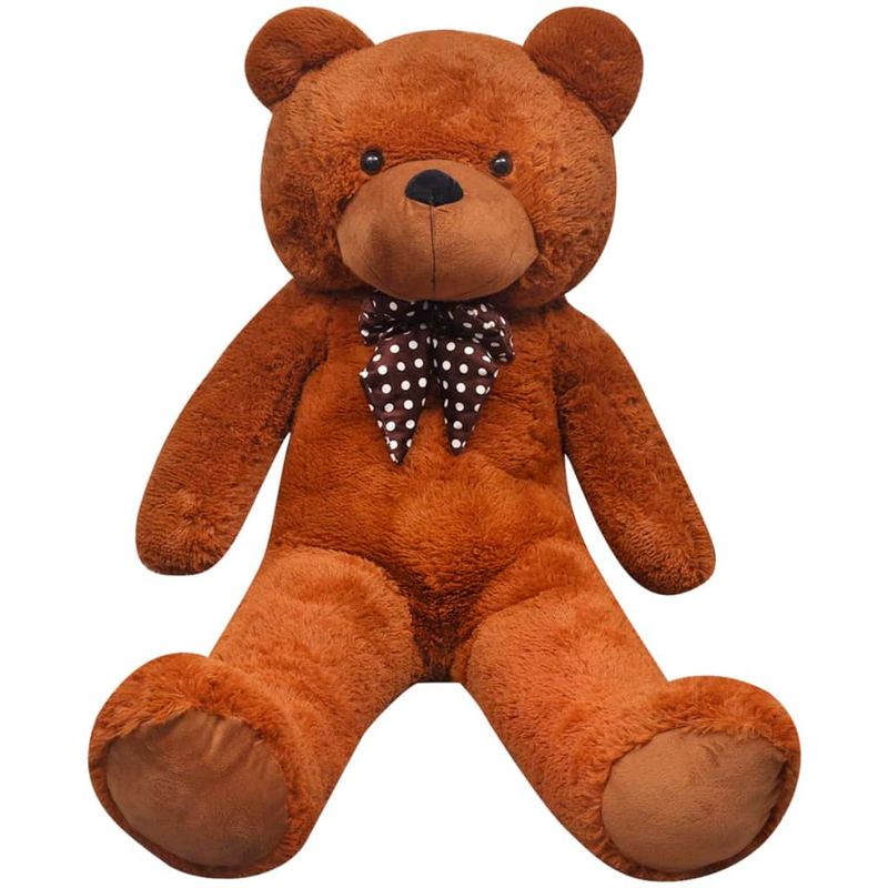 Jucarii, Copii si Bebe - Jucarii si jocuri - Jucarii de plus - Ursulet de plus moale de jucarie XXL, maro, 160 cm - Infinity.ro