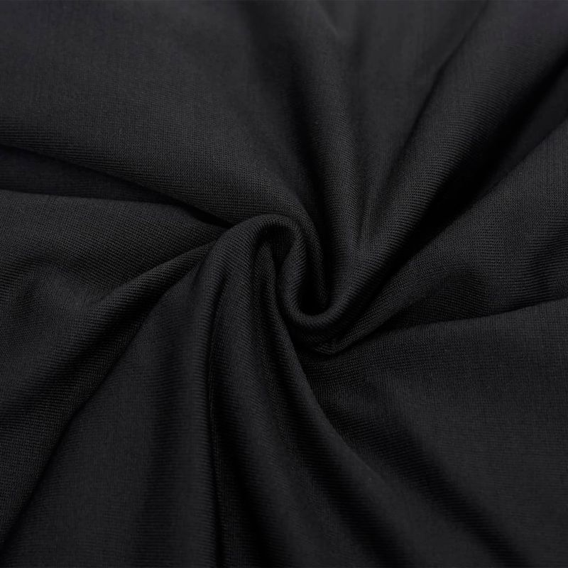 Casa si Gradina - Textile si covoare - Huse pentru mobilier - Husa elastica pentru canapea cu 4 locuri poliester jersey negru - Infinity.ro