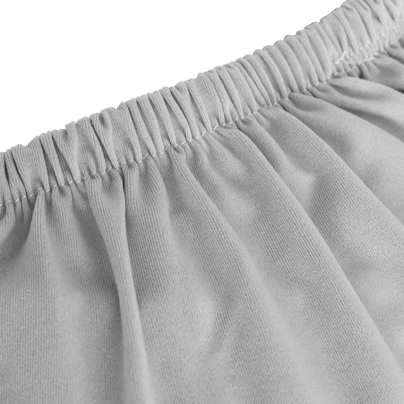 Casa si Gradina - Textile si covoare - Huse pentru mobilier - Husa elastica pentru canapea cu 4 locuri poliester jersey gri - Infinity.ro