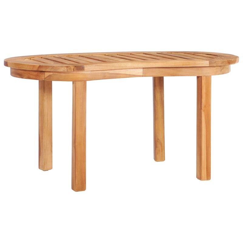 Casa si Gradina - Gradina si terasa - Mobilier exterior - Seturi mobila gradina - Set mobilier gradina tip banana, 4 piese, lemn masiv de tec, mărime 120x52x86 cm - Infinity.ro