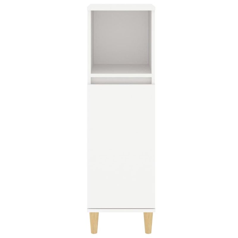 Casa si Gradina - Mobilier - Mobilier baie - Comode baie - Dulap de baie, alb, 30x30x100 cm, lemn prelucrat - Infinity.ro