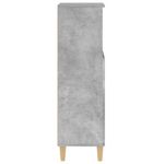 Casa si Gradina - Mobilier - Seturi de mobilier - Seturi baie - Dulap de baie, gri beton, 30x30x100 cm, lemn prelucrat - Infinity.ro
