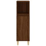 Casa si Gradina - Mobilier - Seturi de mobilier - Seturi baie - Dulap de baie, stejar maro, 30x30x100 cm, lemn prelucrat - Infinity.ro
