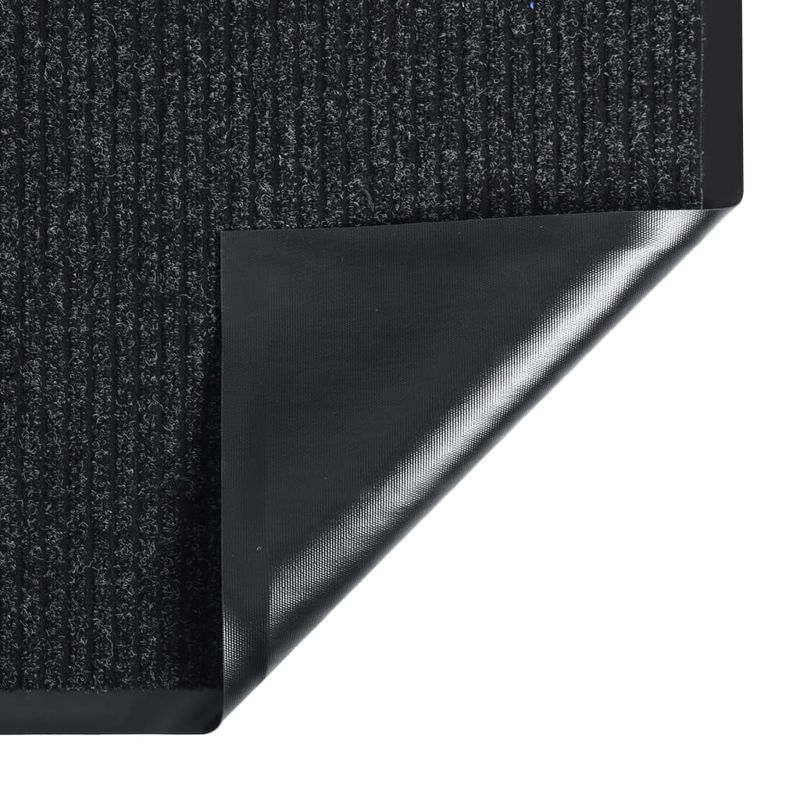 Casa si Gradina - Textile si covoare - Covoare - Covorase intrare - Covoras intrare, antracit cu dungi, 60x80 cm - Infinity.ro