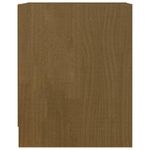 Casa si Gradina - Mobilier - Comode si corpuri - Noptiere - Noptiera, maro miere, 35,5x33,5x41,5 cm, lemn masiv de pin - Infinity.ro