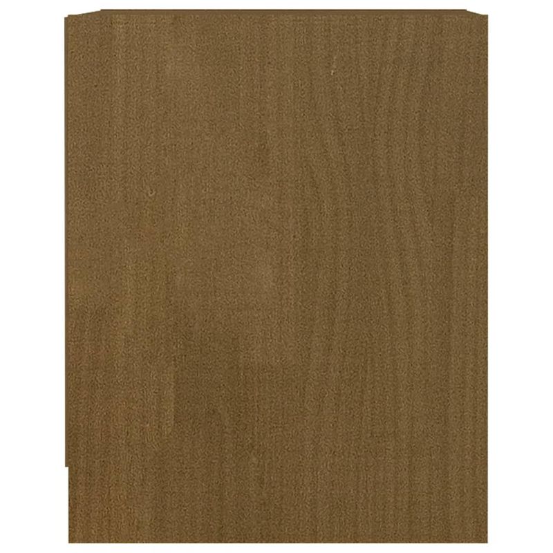 Casa si Gradina - Mobilier - Comode si corpuri - Noptiere - Noptiera, maro miere, 35,5x33,5x41,5 cm, lemn masiv de pin - Infinity.ro