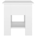 Casa si Gradina - Mobilier - Mese si birouri - Masute de cafea - Masuta de cafea, alb, 40x40x42 cm, lemn prelucrat - Infinity.ro