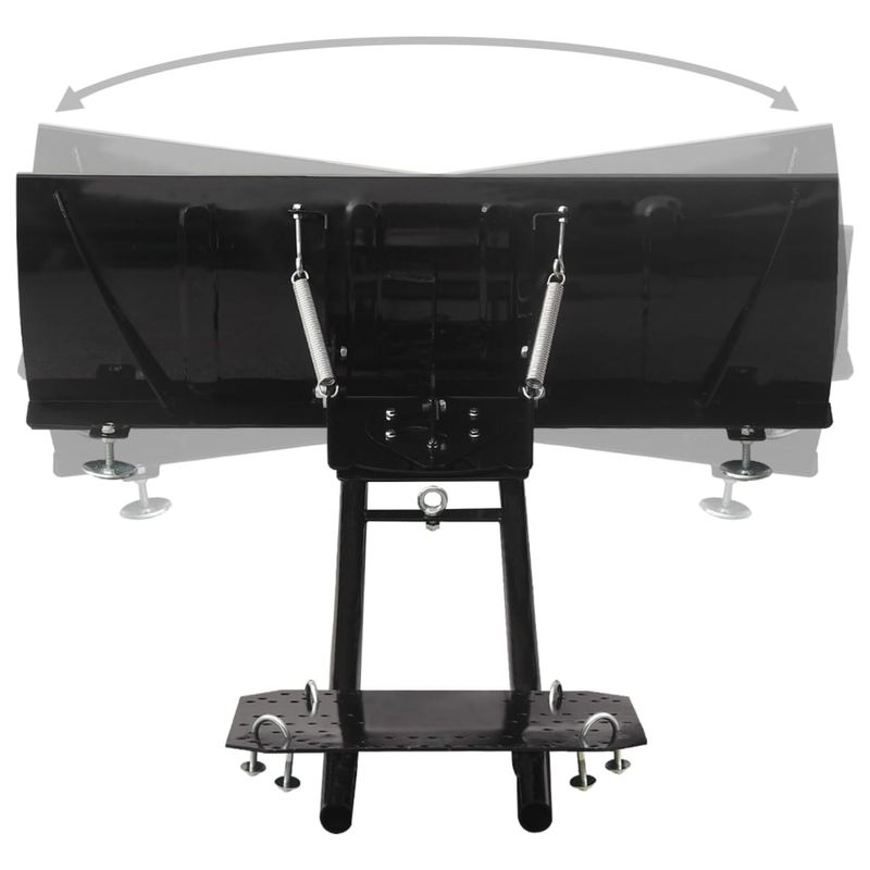 Casa si Gradina - Gradinarit si plante - Utilaje gradina - Freze zapada si articole deszapezire - Plug de zapada pentru ATV, negru, 115x38 cm - Infinity.ro