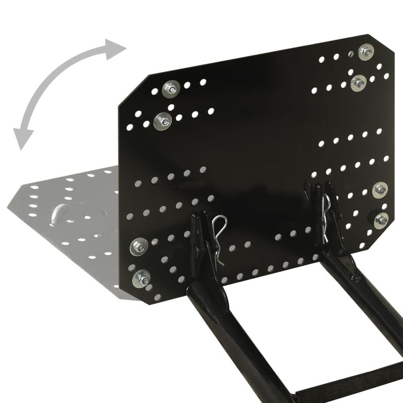 Casa si Gradina - Gradinarit si plante - Utilaje gradina - Freze zapada si articole deszapezire - Plug de zapada pentru ATV, negru, 115x38 cm - Infinity.ro