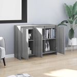 Casa si Gradina - Mobilier - Comode si corpuri - Comode - Servanta, stejar sonoma gri, 102x33x75 cm, PAL - Infinity.ro