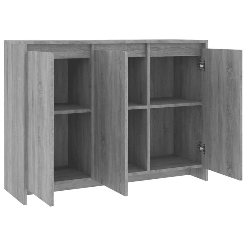Casa si Gradina - Mobilier - Comode si corpuri - Comode - Servanta, stejar sonoma gri, 102x33x75 cm, PAL - Infinity.ro