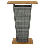 Casa si Gradina - Gradina si terasa - Mobilier exterior - Seturi mobila gradina - Set mobilier bar de gradina cu perne, 5 piese, gri, poliratan - Infinity.ro