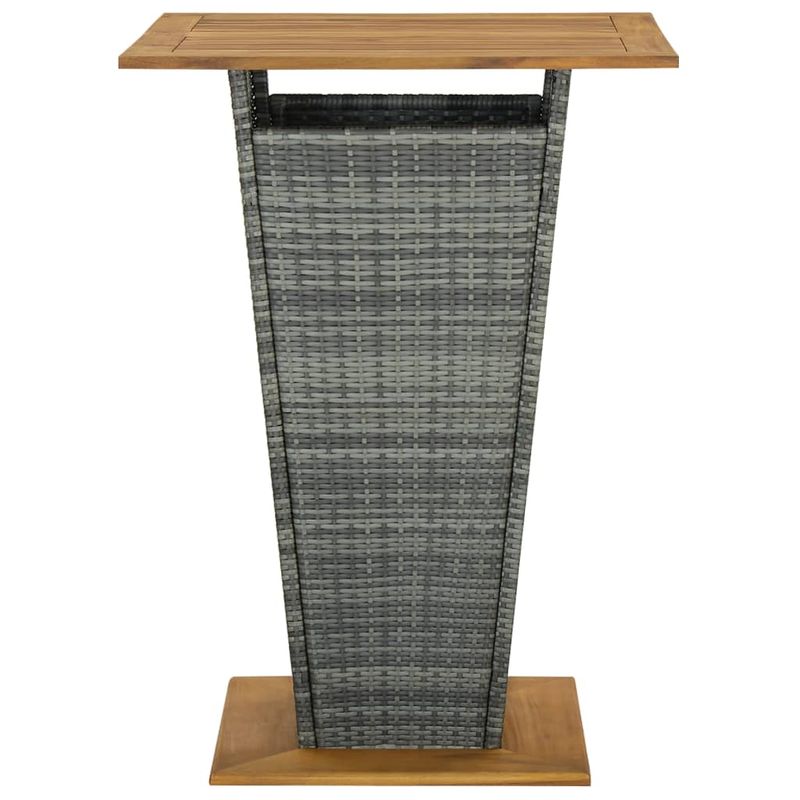 Casa si Gradina - Gradina si terasa - Mobilier exterior - Seturi mobila gradina - Set mobilier bar de gradina cu perne, 5 piese, gri, poliratan - Infinity.ro