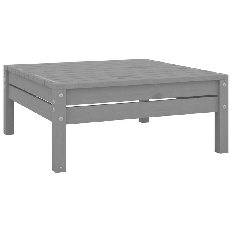 Casa si Gradina - Gradina si terasa - Mobilier exterior - Seturi mobila gradina - Set mobilier de gradina, 6 piese, gri, lemn masiv de pin - Infinity.ro