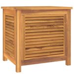 Casa si Gradina - Gradina si terasa - Mobilier exterior - Dulapuri si lazi depozitare exterior - Lada depozitare gradina cu geanta, 60x50x58 cm, lemn masiv tec - Infinity.ro