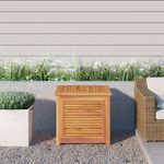 Casa si Gradina - Gradina si terasa - Mobilier exterior - Dulapuri si lazi depozitare exterior - Lada depozitare gradina cu geanta, 60x50x58 cm, lemn masiv tec - Infinity.ro