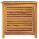 Casa si Gradina - Gradina si terasa - Mobilier exterior - Dulapuri si lazi depozitare exterior - Lada depozitare gradina cu geanta, 60x50x58 cm, lemn masiv tec - Infinity.ro