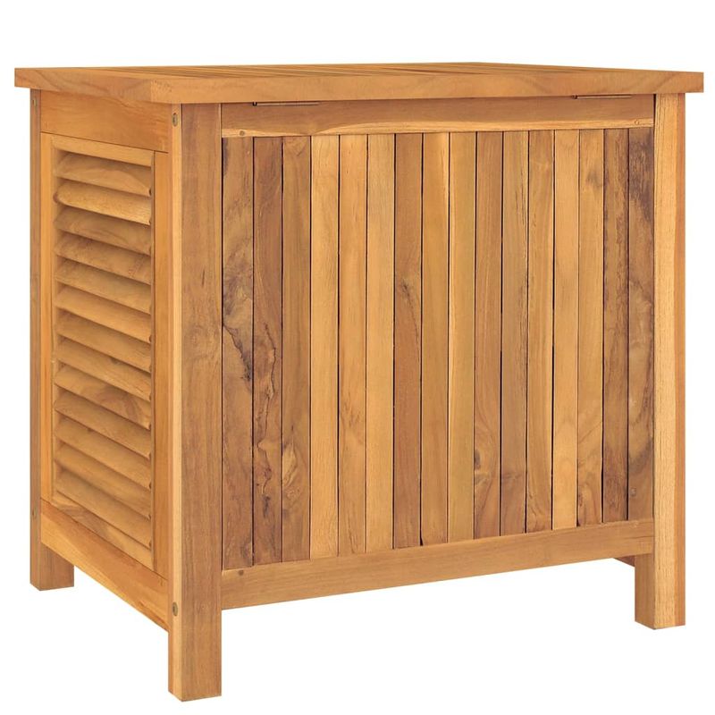 Casa si Gradina - Gradina si terasa - Mobilier exterior - Dulapuri si lazi depozitare exterior - Lada depozitare gradina cu geanta, 60x50x58 cm, lemn masiv tec - Infinity.ro