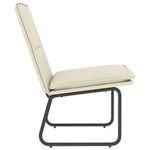 Casa si Gradina - Mobilier - Scaune si fotolii - Scaune - Scaun de relaxare, crem, 54x75x76 cm, piele artificiala - Infinity.ro
