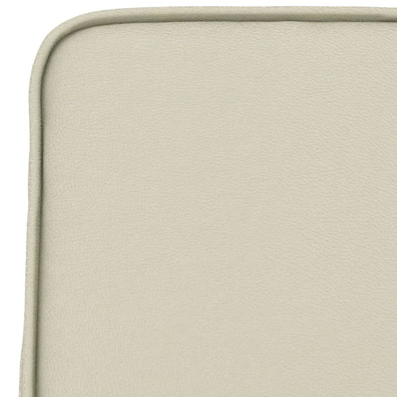 Casa si Gradina - Mobilier - Scaune si fotolii - Scaune - Scaun de relaxare, crem, 54x75x76 cm, piele artificiala - Infinity.ro