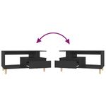 Casa si Gradina - Mobilier - Mese si birouri - Masute de cafea - Masuta de cafea, negru, 90x49x45 cm, lemn compozit - Infinity.ro