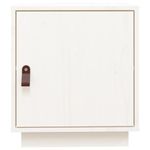 Casa si Gradina - Mobilier - Comode si corpuri - Noptiere - Noptiera, 2 buc., alb, 40x34x45 cm, lemn masiv de pin - Infinity.ro