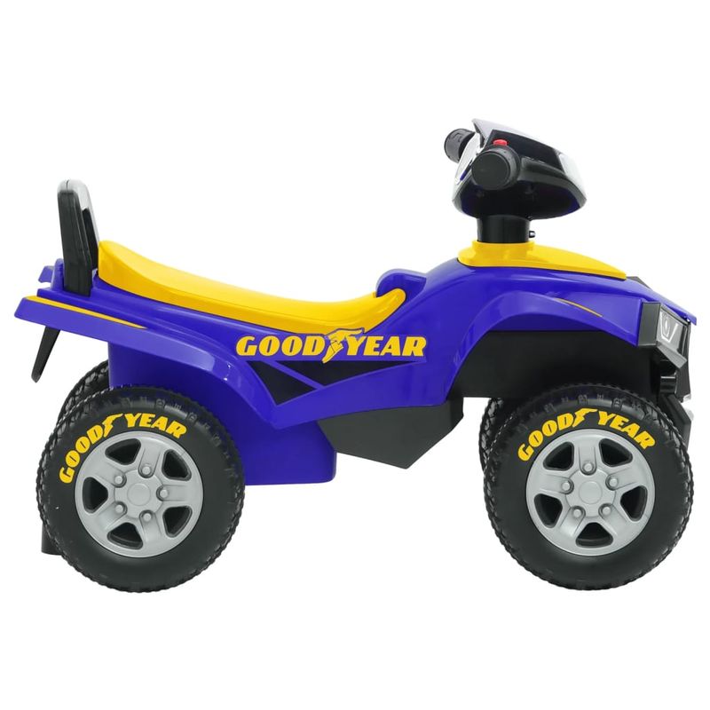 Jucarii, Copii si Bebe - Jucarii si jocuri - Jucarii de exterior - Masinute si vehicule pentru copii - ATV ride-on pentru copii Good Year, albastru - Infinity.ro